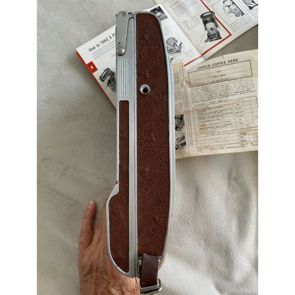 Polaroid Land Camera Model 95B With Original Box & Manuals Vintage Folding Insta - Picture 7 of 13